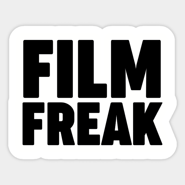 Film Freak Sticker by OTCIndustries